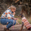 4 Styles, Soft Fair Isle Dog Sweater: Chic Beige / 16