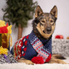 Festive Family Sweater, Fair Isle  Sweater  in Navy Blue: Dog - Sweater / 18