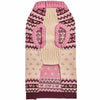 4 Styles, Soft Fair Isle Dog Sweater: Chic Beige / 16