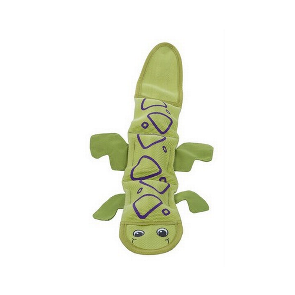 Outward Hound Fire Biterz Lizard 3-squeaker Green