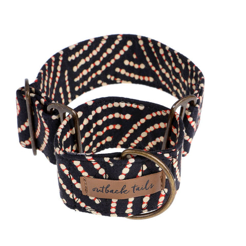 Martingale Collar - Fire Country Dreaming: Medium (Whippets)
