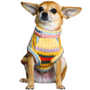 Custom-knit & Dyed Cozy Soft Gradient Yarn Crew Neck Sweater: Serene Blue / 8“