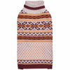 4 Styles, Soft Fair Isle Dog Sweater: Chic Beige / 16