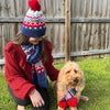 Festive Family Sweater, Fair Isle  Sweater  in Navy Blue: Dog - Sweater / 22