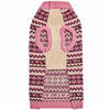 4 Styles, Soft Fair Isle Dog Sweater: Chic Beige / 16