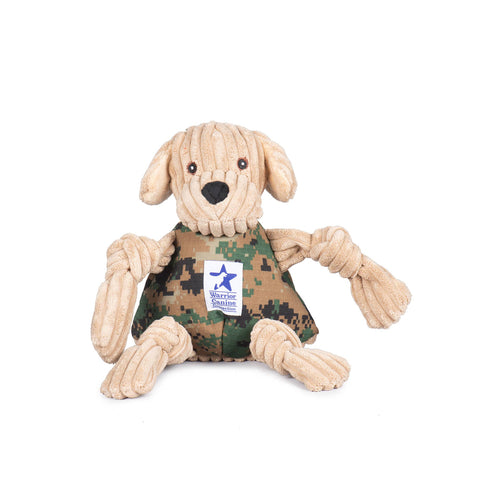 Warrior Canine Connection, Yellow Lab Knottie® Plush Dog Toy